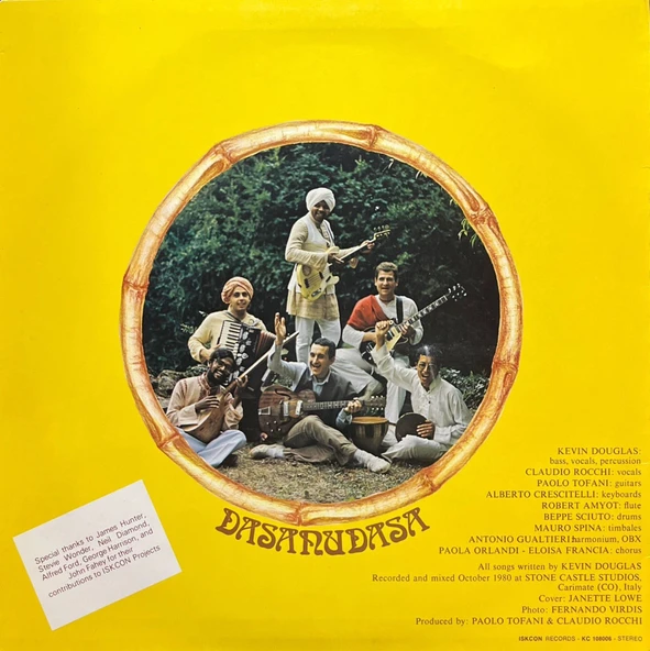 Ras Mandal Reggae Dasanudasa LP Plak - Resim 2