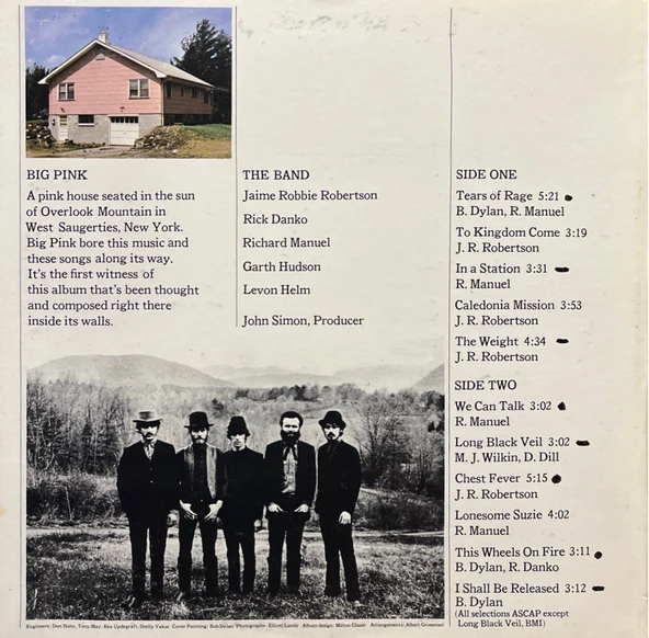Music From Big Pink LP Plak - Resim 2