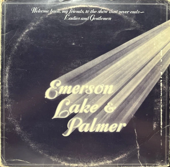 Emerson Lake Palmer Welcome Back My Friends To The Show That Never Ends 3 LP Plak ürün görseli 1