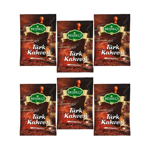 Beşikçi Türk Kahvesi 6 Adet x 100 gr ürün görseli 1