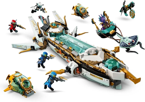 LEGO 71756 NINJAGO Hidro Gemi - Resim 3