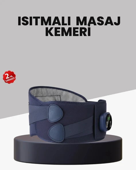 Titreşimli Masajlı Bel Kemeri Isıtmalı Destekli ürün görseli 1