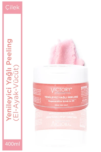 Victory Yenileyici Yağlı Peeling Çilek 400 gr ürün görseli 1
