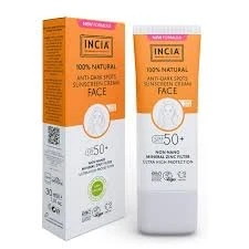 Incia Doğal Leke Karşıtı Yüz Güneş Kremi 30 ml ürün görseli 1