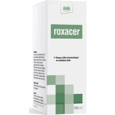 Roxacer Hassas Ciltler İçin Temizleyici ve Rahatlatıcı Tonik 100 ml ürün görseli 1