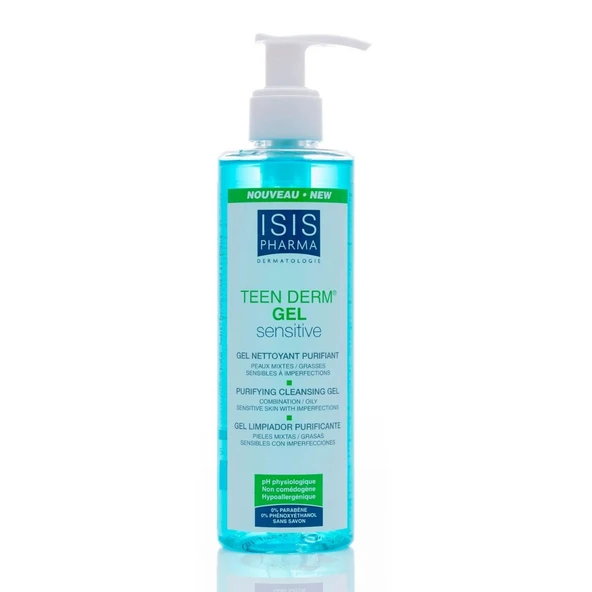 Isis Pharma Teen Derm Gel Sensitive 250 ml ürün görseli 1