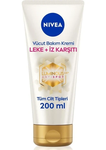 Nivea Luminous 630 Vücut Bakım Kremi 200 ml ürün görseli 1