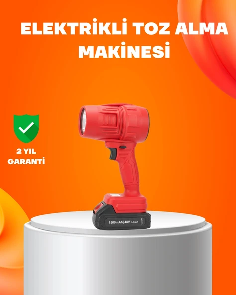 Elektrikli Toz Alma Cihazı Güçlü Hava Üfleme ve Derin Temizlik ürün görseli 1