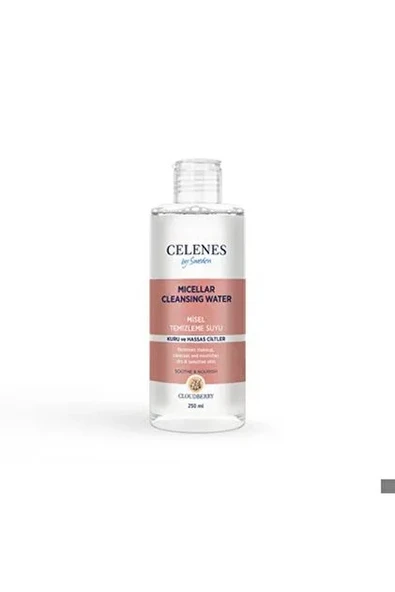 Celenes By Sweden Celenes Cloudberry Kuru/Hassas Ciltler İçin Misel Temizleme Suyu 250 ml ürün görseli 1