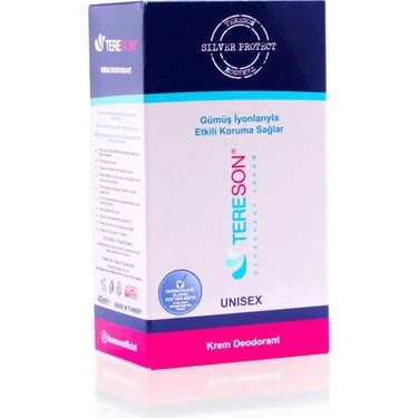 Tereson Gümüş İyon Korumalı Krem Deodorant 40 ml ürün görseli 1