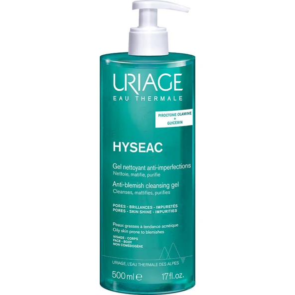 Uriage Eau Thermale Hyseac Gel Nettoyant Yüz Temizleme Jeli 500 ml ürün görseli 1
