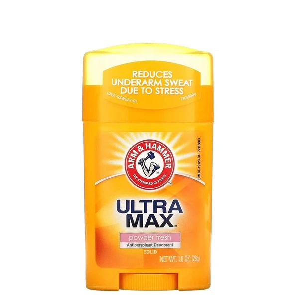 Arm & Hammer Ultra Max Deodorant Powder Fresh Deo Stick Unisex 28 gr ürün görseli 1