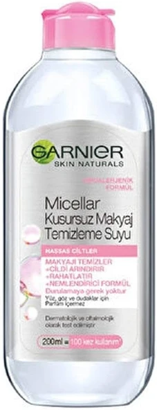 Garnier Skin Naturals Makyaj Temizleme Suyu Hassas Ciletler  200 ml ürün görseli 1