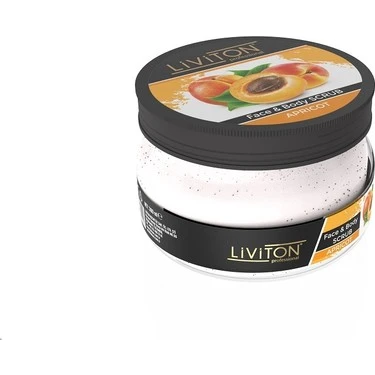 Liviton Face Body Scrub Apricot 300 ml ürün görseli 1