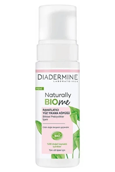 Diadermine Naturally Bio Me Rahatlatıcı Yüz Yıkama Köpüğü 150 ml ürün görseli 1