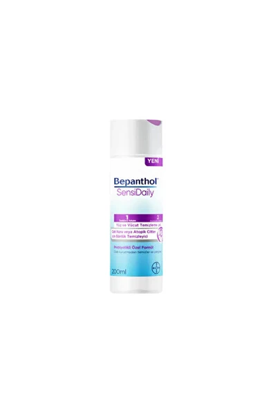 Bepanthol Sensidaily Yüz ve Vücut Temizleme Jeli 200 ml ürün görseli 1