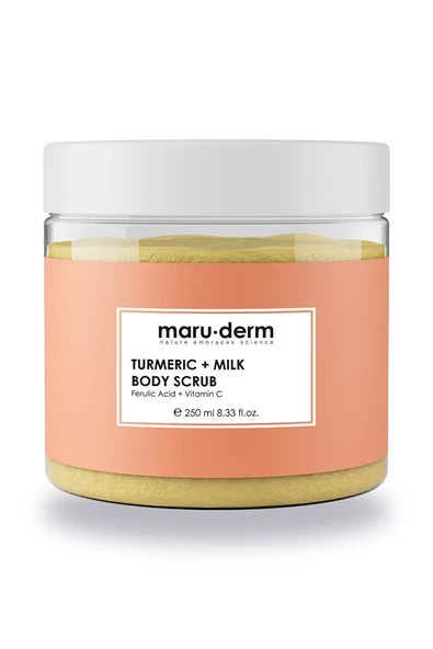 Maruderm Zerdeçal Süt Vücut Peelingi C Vitamini Ferulik Asit 250 ml ürün görseli 1