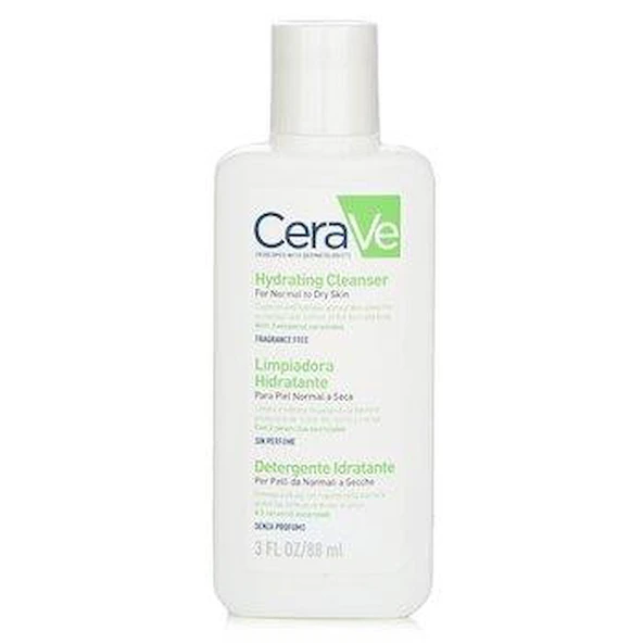 Cerave Hydrating Cleanser Normal ve Kuruya Dönük Ciltler İçin Nemlendiren Temizleyici 88 ml ürün görseli 1