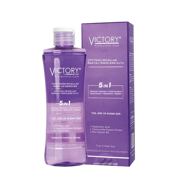 Victory Çift Fazlı Micellar Makyaj Temizleme Suyu 200 ml ürün görseli 1