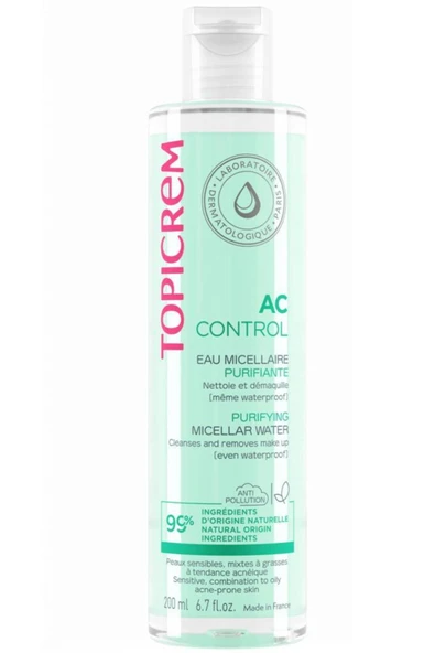 Topicrem AC Purifying Micellar Water 200 ml ürün görseli 1