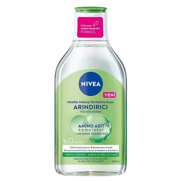 Nivea Micellar Makyaj Temizleme Suyu Arındırıcı 400 ml ürün görseli 1