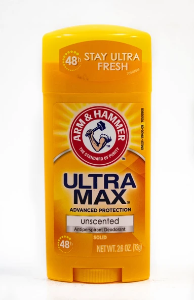 Arm Hammer Ultra Max Unscented Antiperspirant Deodorant Stick 73 gr ürün görseli 1