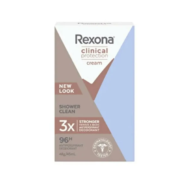 Rexona Clinical Protection Shower Clean Unisex 45 ml ürün görseli 1