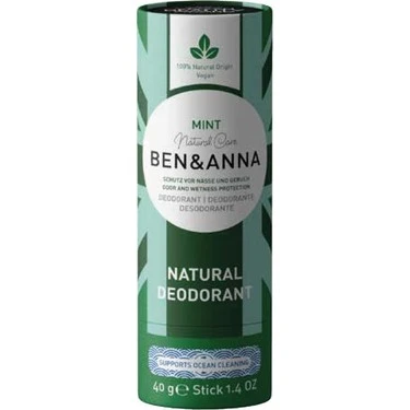 Ben & Anna Natural Deostick Mint 40 gr ürün görseli 1