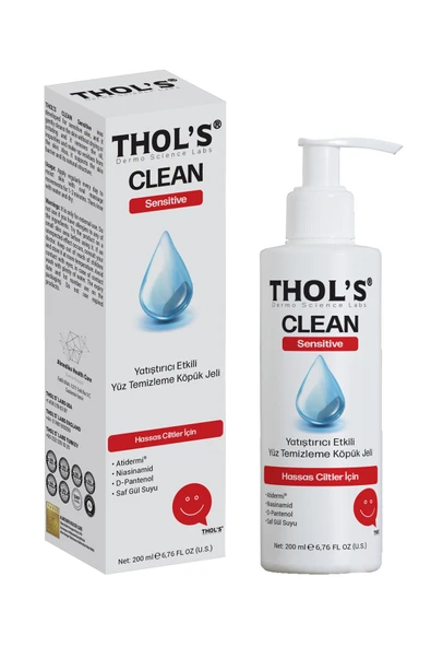 Thol's Clean Sensitive TB5 Hassas Ciltler İçin Yüz Temizleme Köpük Jeli 200 ml ürün görseli 1