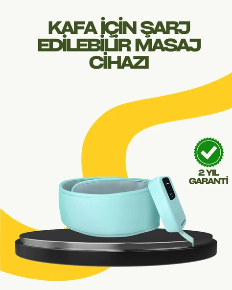 Isıtmalı Baş Masaj Aleti Rahatlatıcı ve Stres Giderici Tasarım ürün görseli 1