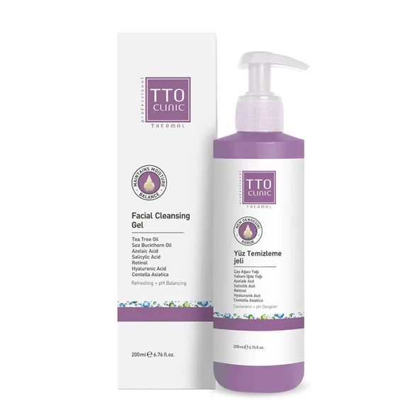TTO Clinic Yüz Temizleme Jeli 200 ml ürün görseli 1