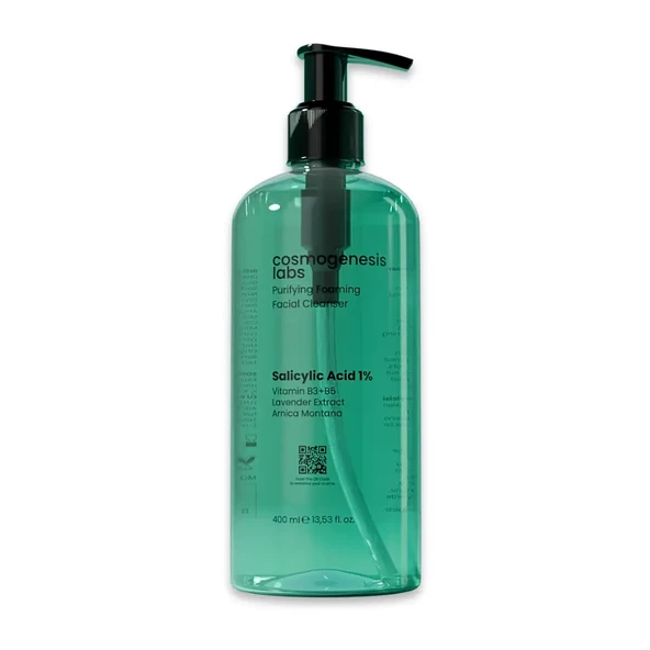 Cosmogenesis Labs Purifying Foaming Facial Cleanser 400 ml ürün görseli 1