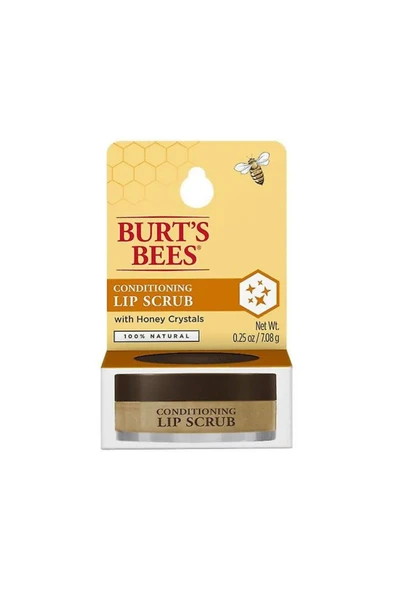 Burt's Bees Bal Kristalleri İle %100 Doğal Peeling Dudak Peelingi 0.25 oz 7.08 gr ürün görseli 1
