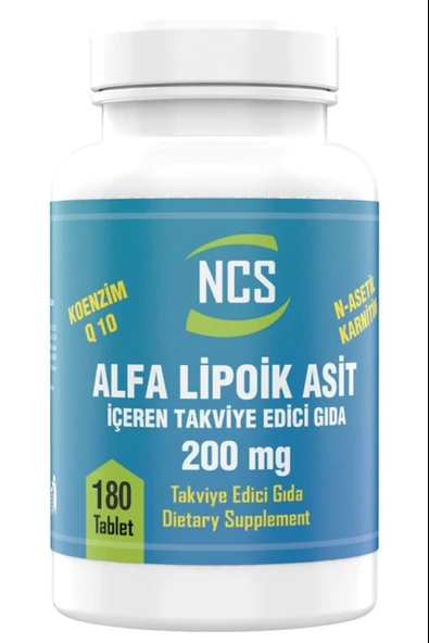 NCS Alfa Lipoik Asit 200 mg 180 Tablet Complex ürün görseli 1