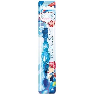 Rocs Kids Diş Fırçası 3-7 Yaş Yumuşak - Mavi ürün görseli 1