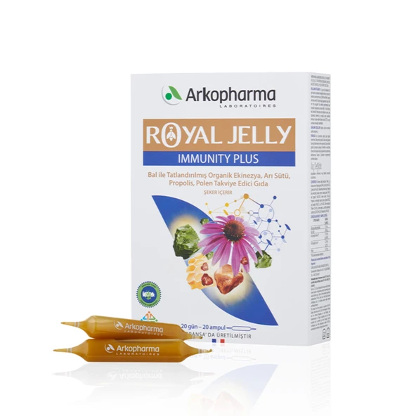 Arkopharma Royal Jelly Immunty Plus 20 Ampul ürün görseli 1