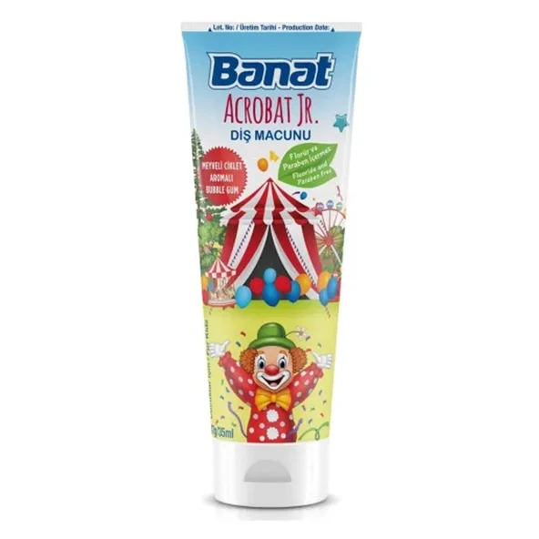 Banat Acrobat Jr Diş Macunu 35 ml ürün görseli 1