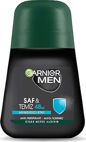 Garnier Men Saf ve Temiz Roll-On Deodorant 50 ml ürün görseli 1