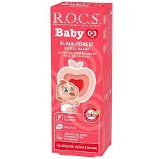 Rocs Baby Elma Püresi Tadında 0-3 Yaş Diş Macunu 45 gr ürün görseli 1