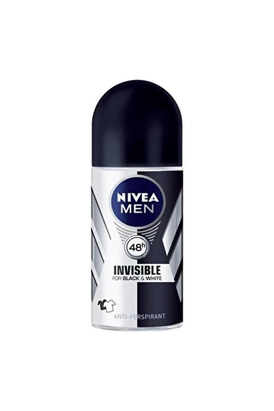 Nivea Men Black & White Invisible Roll-On 50 ml ürün görseli 1