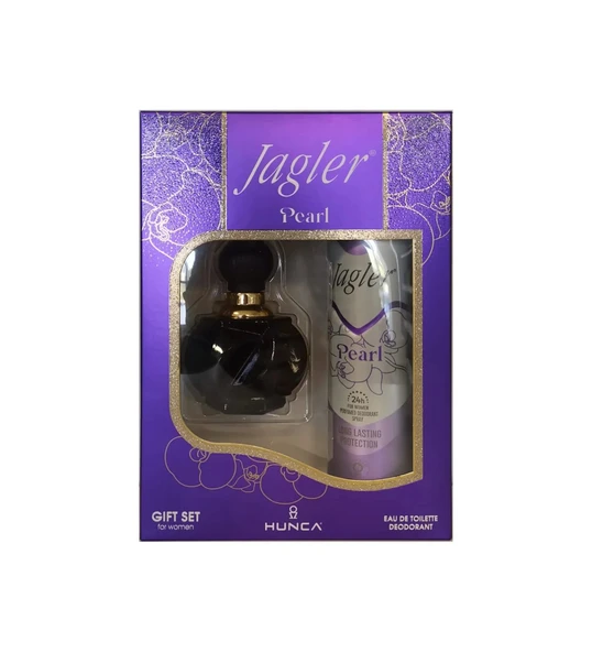 Jagler For Women Gıft Set Pearl Deodorant 60 ml + 150 ml ürün görseli 1