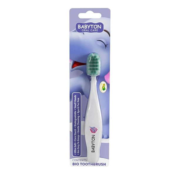 Babyton Bio Toothbrush - Elephant ürün görseli 1