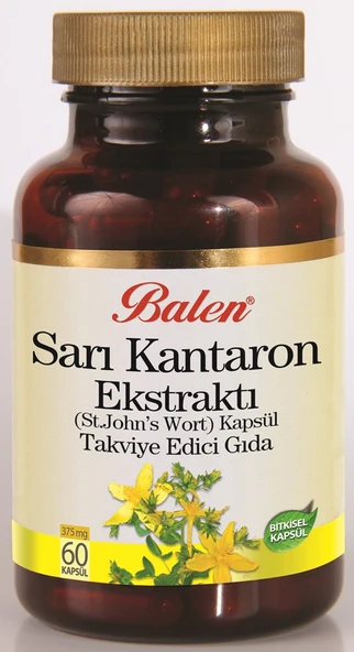 Balen Sarı Kantaron Ekstraktı 375 mg 60 Kapsül ürün görseli 1