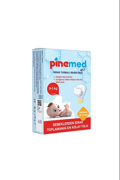 Pinemed İdrar Torbalı Bebek Bezi 0-5 kg ürün görseli 1