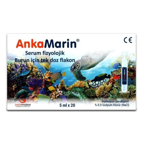 Ankamarin Serum Fizyolojik 5 ml x 20 Flakon ürün görseli 1