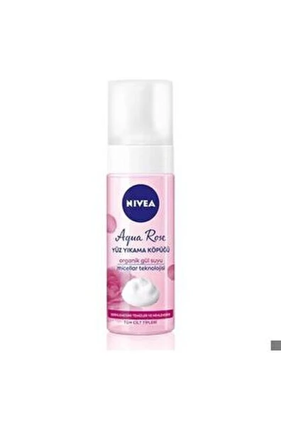 Nivea Aqua Rose Organik Gül Suyu İçeren Yüz Yıkama Köpüğü 150 ml ürün görseli 1