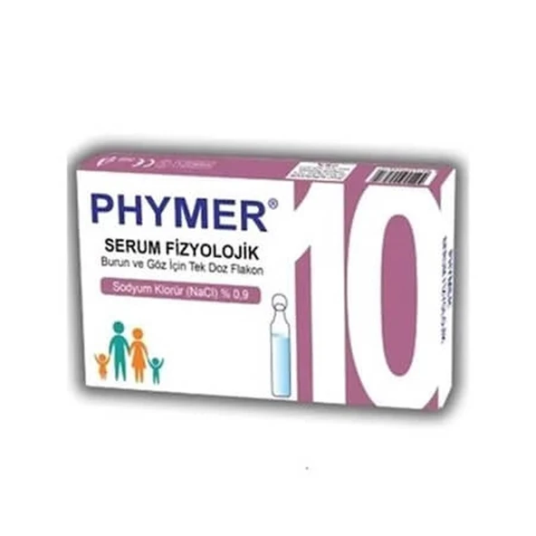 Phymer Fizyolojik Serum 10 x 5 ml ürün görseli 1