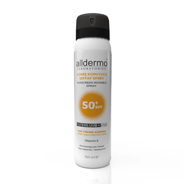 Alldermo Güneş Koruma Çocuk Sprey SPF50 150 ml ürün görseli 1