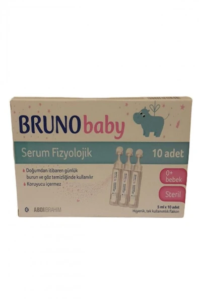 Rinoflux Steril Serum Fizyolojik Damla 10 Flakon ürün görseli 1