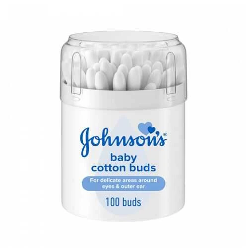 Johnson's Baby Cotton Buds Kulak Temizleme Çubuğu Karton Kutu 100'lü ürün görseli 1
